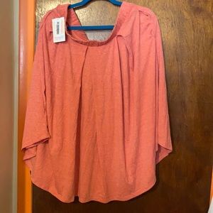 Lularoe Madison Skirt Heathered Light Red Soft NWT
